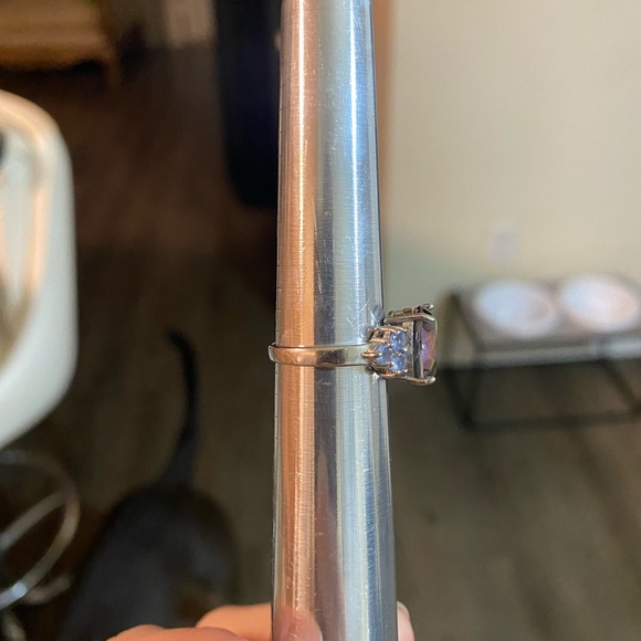 925 sterling silver genuine alexandrite vintage ring - Picture 4 of 9